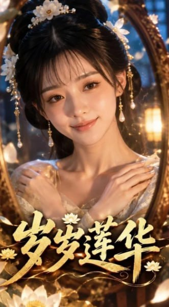 AI短剧《岁岁莲华》第1-10集合集35分钟 动漫视频 PC端 预览图