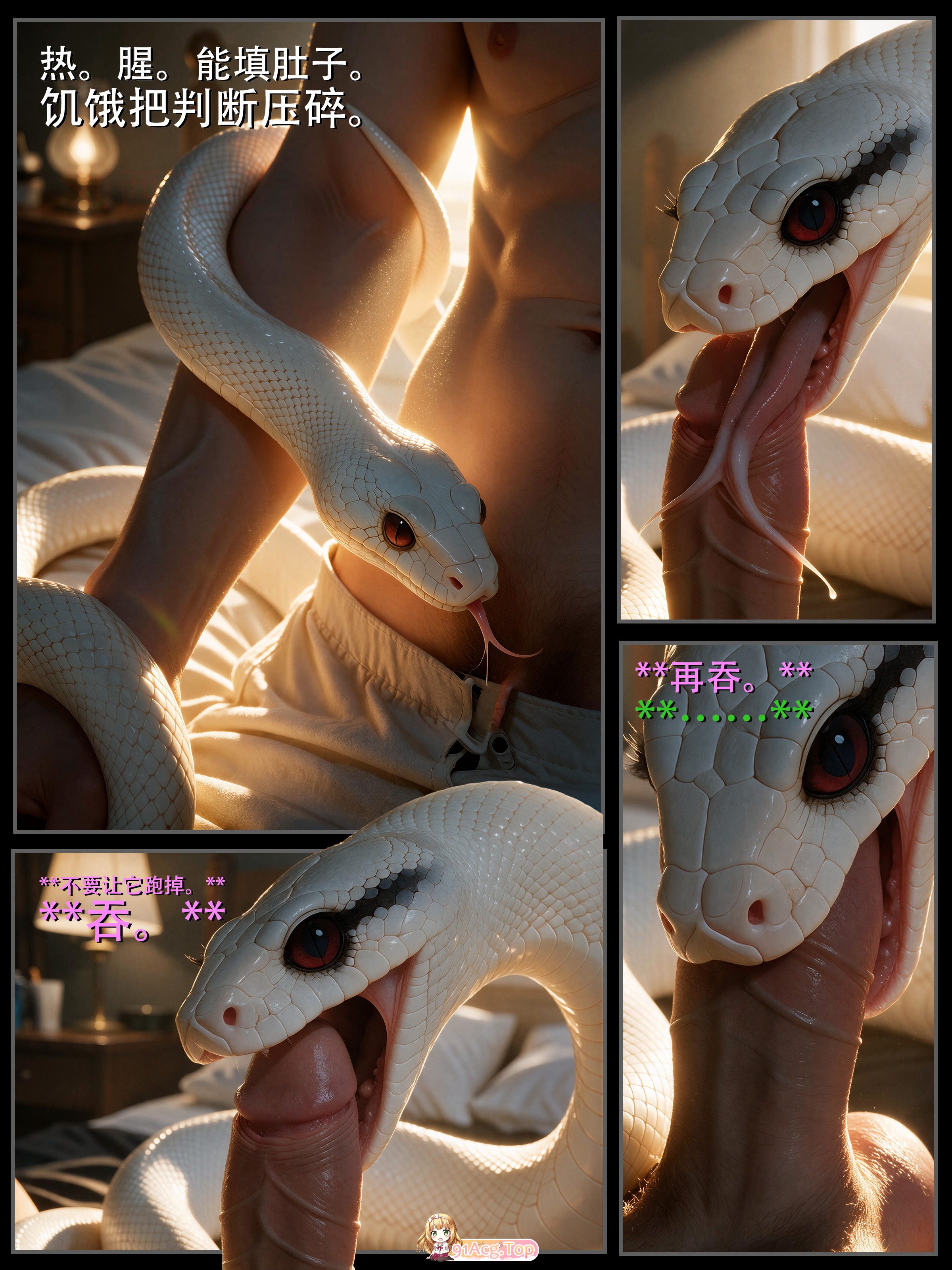Jessie AI JA075 Snake 小白蛇 漫画+CG 漫画图集 PC端 预览图