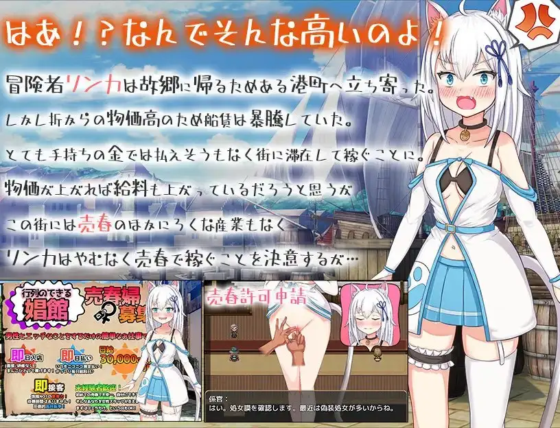 赚钱吧！猫耳娘～异世界社交SLG～ 稼げ猫耳娘 ～異世界社交SLG～ PC端 AI汉化版 预览图