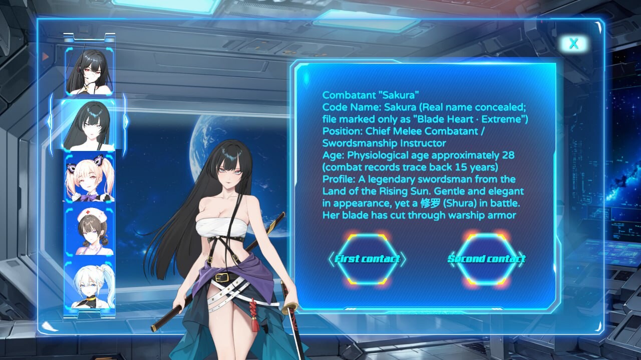 机战群像互动 ~ 深渊羁绊 Mecha 多角色关系 Bonds of the Abyss v0.1 PC端 官中高清版 预览图