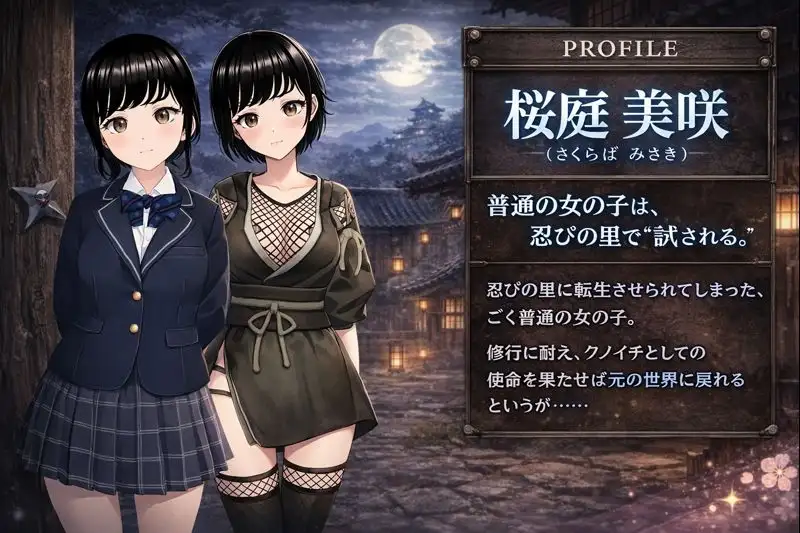 女忍者的心得，就是要忍受羞耻！くのいちの心得は恥ずかしさに耐えることです！? PC端 AI汉化更新版 预览图