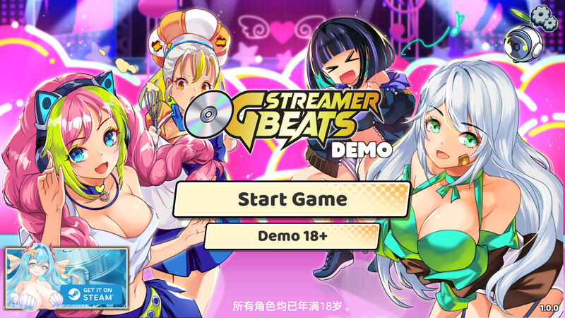 主播计划：节奏出道！（OG Streamer Beats）V1.0 Demo STEAM官中 PC端 官中版 预览图