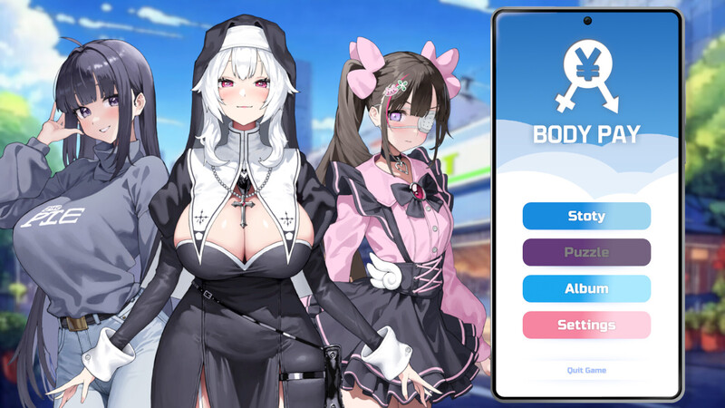 ST2月新作【三消SLG/动态/官中】Body Pay《我的天啊！一个胸部丰满的女人正在主动引诱我！》（Body Pay OMG!）STEAM官中 PC端 官中高清版 预览图